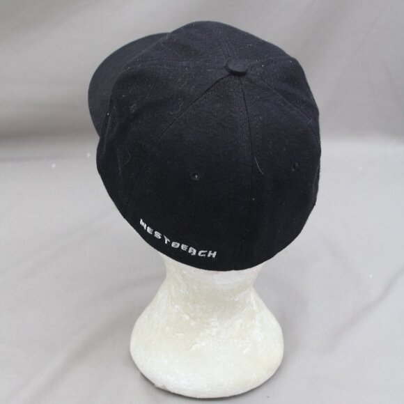 Vintage Snowboard Hat - Westbeach Original 3 Surfer Logo - Adult Stretch Fit - Picture 5 of 9